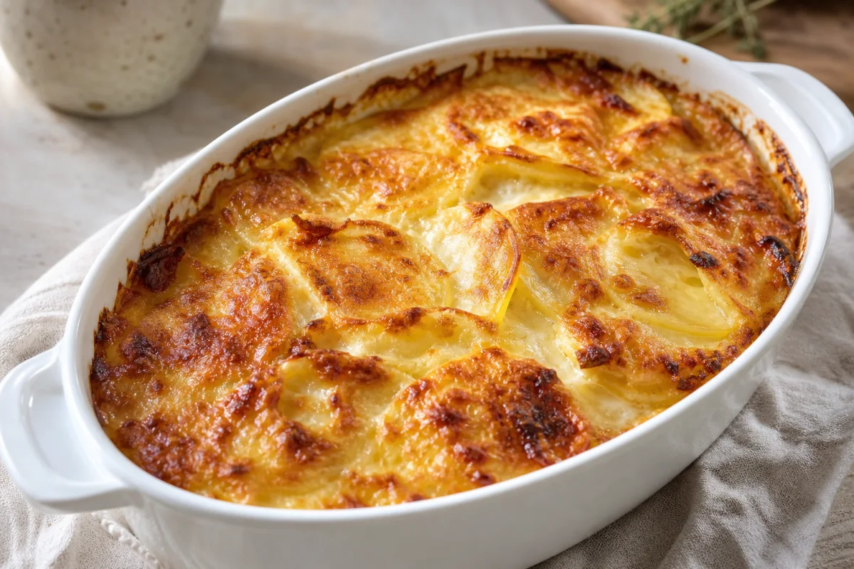 Gratin Dauphinois au Air Fryer : Moelleux, Crémeux et Doré